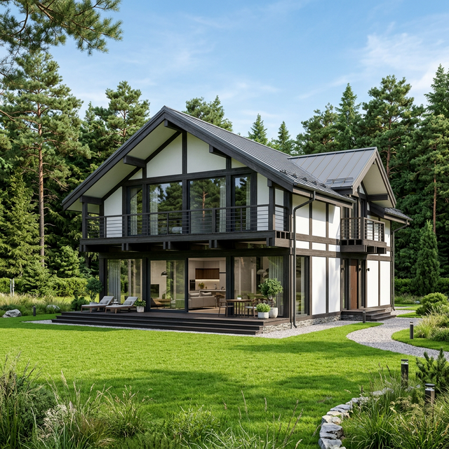 Фахверковый дом 140 кв.м