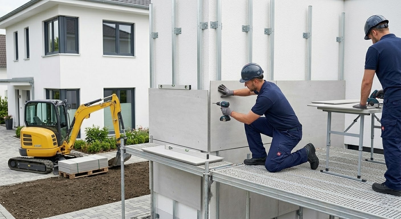 Облицовка дома 